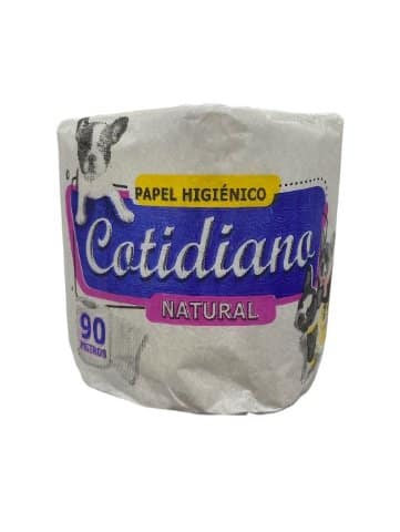 Papel higiénico Cotidiano natural 90 m