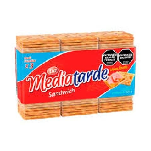 Galletitas sándwich Media Tarde x3