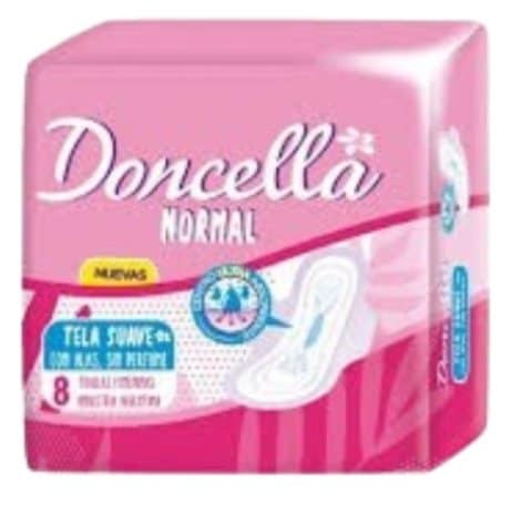 Toallitas Doncella sin perfume x8