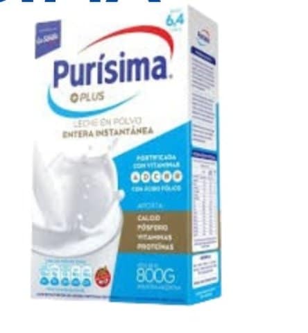 Leche en polvo Purísima 800 g