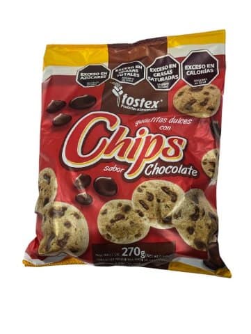 Galletitas Tostex chips de chocolate 270 g
