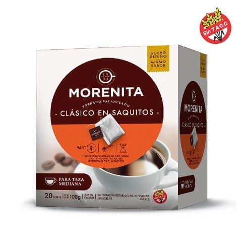Café en saquitos La Morenita x20