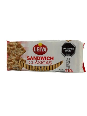 Galletitas sándwich Leiva 110 g