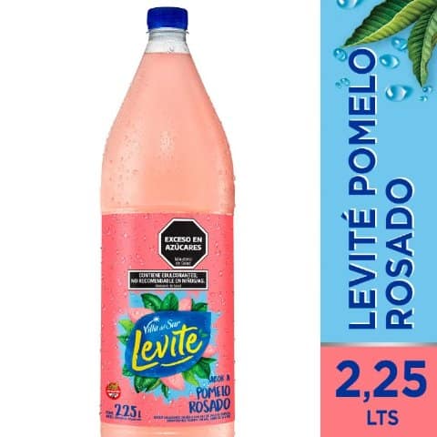 Agua saborizada Levité pomelo rosado 2,25 L