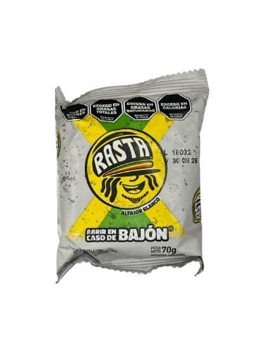 Alfajor Rasta blanco 70 g