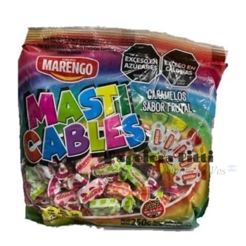 Caramelos masticables Marengo frutal 250 g